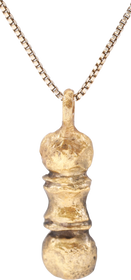 ROMAN LEGIONARY’S SWORD BELT MOUNT NECKLACE, MID 2ND-MID 3RD CENTURY AD