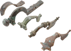 ANCIENT BRONZE FIBULA GRECO-ROMAN TO BYZANTINE 100BC-600AD - Fagan Arms