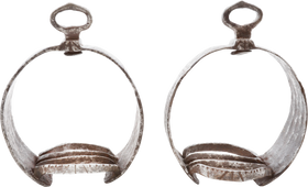PAIR OF GERMAN “MAXIMILION” STIRRUPS C.1510-30