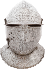 AN ITALIAN CUIRASSIER’S CLOSE HELMET C.1620