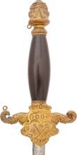 AMERICAN SECRET SOCIETY SWORD LATE 19TH-EARLY 20TH CENTURY