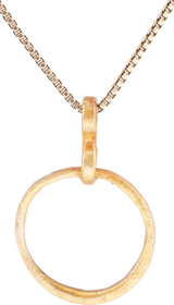 VIKING BEARD RING NECKLACE, 9TH-11TH CENTURY