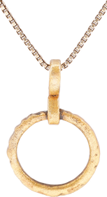 VIKING BEARD RING NECKLACE, 9TH-11TH CENTURY