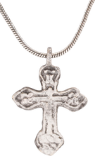 EUROPEAN SILVERED CROSS C.1700-1800 AD