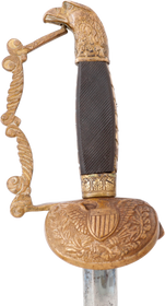 US 1821 PATTERN EAGLE HEAD ARTILLERY SWORD