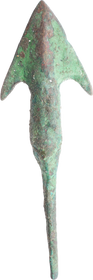 EUROPEAN BRONZE ARROWHEAD, LATE BRONZE AGE, C.1200-800 BC