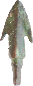 EUROPEAN BRONZE AGE ARROWHEAD C.900 BC