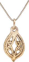MEDIEVAL LADY’S PENDANT NECKLACE C.1300-1500 AD