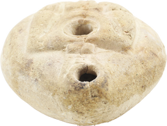 ANCIENT EGYPT, GRECO–ROMAN PERIOD POTTERY OIL LAMP 1ST-2ND CENTURY AD - Fagan Arms
