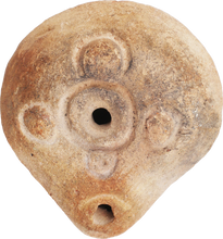 ANCIENT EGYPTIAN FROG LAMP 2ND-4TH CENTURY AD