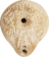 EGYPTIAN FROG OIL LAMP C.3RD-5TH CENTURY