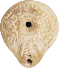 EGYPTIAN FROG OIL LAMP C.3RD-5TH CENTURY