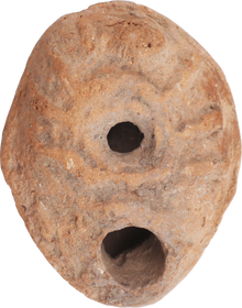 ANCIENT EGYPTIAN OIL LAMP, FROG TYPE 2ND-4TH CENTURY