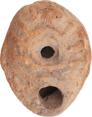 ANCIENT EGYPTIAN OIL LAMP, FROG TYPE 2ND-4TH CENTURY - Fagan Arms