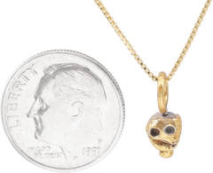 MEDIEVAL TIBETAN SKULL PRAYER BEAD, C.1400-1550 - Fagan Arms