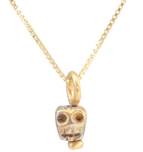 MEDIEVAL TIBETAN SKULL PRAYER BEAD C.1400-1550