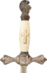 KNIGHT’S TEMPLAR SWORD FIRST HALF OF THE 20TH CENTURY - Fagan Arms