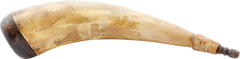 PENNSYLVANIA POWDER HORN, 18TH-EARLY 19TH CENTURY - Fagan Arms