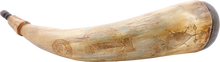 PENNSYLVANIA POWDER HORN, 18TH-EARLY 19TH CENTURY