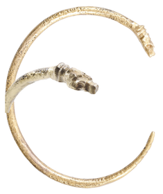 FINE VIKING DRAGON HEAD BRACELET 10TH-11TH CENTURY AD