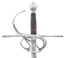 GERMAN SWEPT HILTED RAPIER, LATE 16TH-EARLY 17TH CENTURY