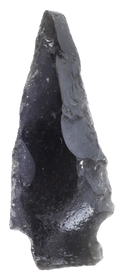 FINE PRE-COLUMBIAN OBSIDIAN ARROWHEAD C.1000 BC-800 AD