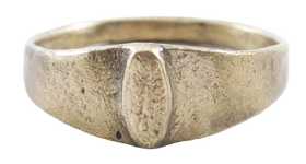 LATE MEDIEVAL WOMAN'S FASHION RING, SIZE 6
