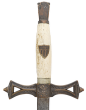 RARE/UNIQUE KEYSTONE GUARD SECRET SOCIETY SWORD C.1880