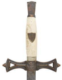 RARE/UNIQUE KEYSTONE GUARD SECRET SOCIETY SWORD C.1880
