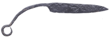 CELTIC RING POMMEL DAGGER C.400BC-100AD