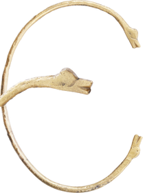 VIKING ZOOMORPHIC BRACELET, 800-1000 AD