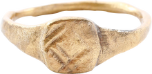 MEDIEVAL EUROPEAN RING, 900-1200 AD, SIZE 6 ½