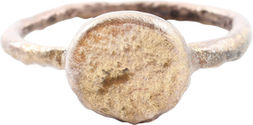 MEDIEVAL EUROPEAN/BYZANTINE RING C.500-800 AD, SIZE 10