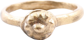 FINE ROMAN PROSTITUTE'S RING, C.100-300 AD, SIZE 5 3/4
