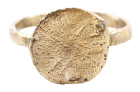 BYZANTINE/MEDIEVAL RING C.500-800 AD, SIZE 10