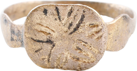 MEDIEVAL EUROPEAN RING, 15th-17th CENTURY, SIZE 9 ¾