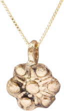 MEDIEVAL WHEEL OF FORTUNE AMULET NECKLACE, 5TH-7TH CENTURY