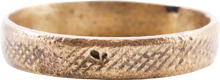 FINE VIKING WEDDING RING, SIZE 7 1/4