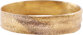 ANCIENT VIKING WEDDING RING, LATE 9TH-EARLY 11TH CENTURY AD, SIZE 7