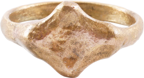 LATE MEDIEVAL EUROPEAN RING 14TH-16TH CENTURY AD, SIZE 11