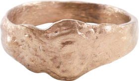 EUROPEAN BETROTHAL RING 16TH-17TH CENTURY, SIZE 7 ¾