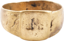 MEDIEVAL CHRISTIAN RING 600-900 AD, SIZE 8 1/2