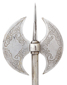 INDOPERSIAN IRON BATTLE AXE