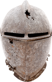 ENGLISH KNIGHT’S CLOSE HELMET C.1560