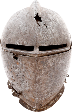 ENGLISH KNIGHT’S CLOSE HELMET C.1560