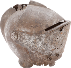 ENGLISH KNIGHT’S CLOSE HELMET C.1560 - Fagan Arms