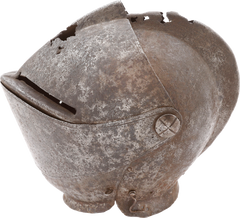 ENGLISH KNIGHT’S CLOSE HELMET C.1560 - Fagan Arms