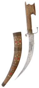MOROCCAN SHORTSWORD NIMCHA, LATE 19TH-EARLY 20TH CENTURY AD