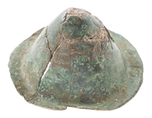 CELTIC BRONZE SHIELD BOSS, 1000-700 BC