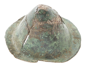 CELTIC BRONZE SHIELD BOSS, 1000-700 BC